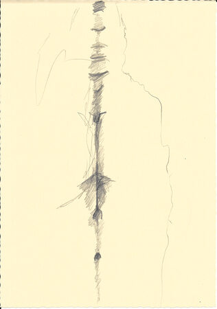 B10, 2019, A5, Zeichnung auf Papier